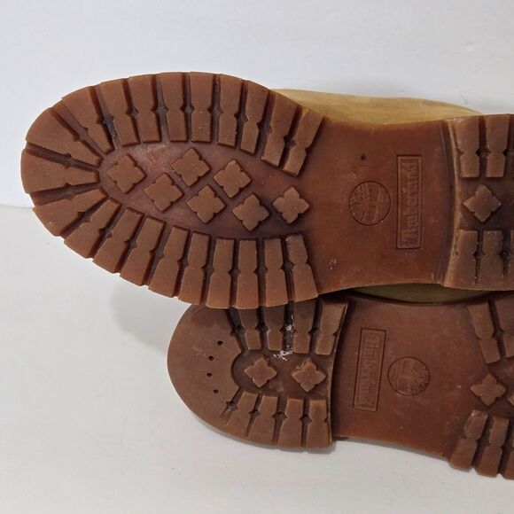 Timberland Classic Work Boots Mens 9.5 10061 Wheat 6 Inch Premium Nubuck - Picture 14 of 14